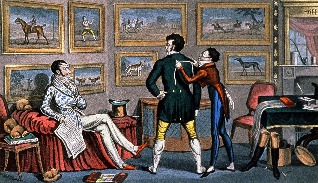 Dandy inglesi dal sarto da Unbekannter Künstler