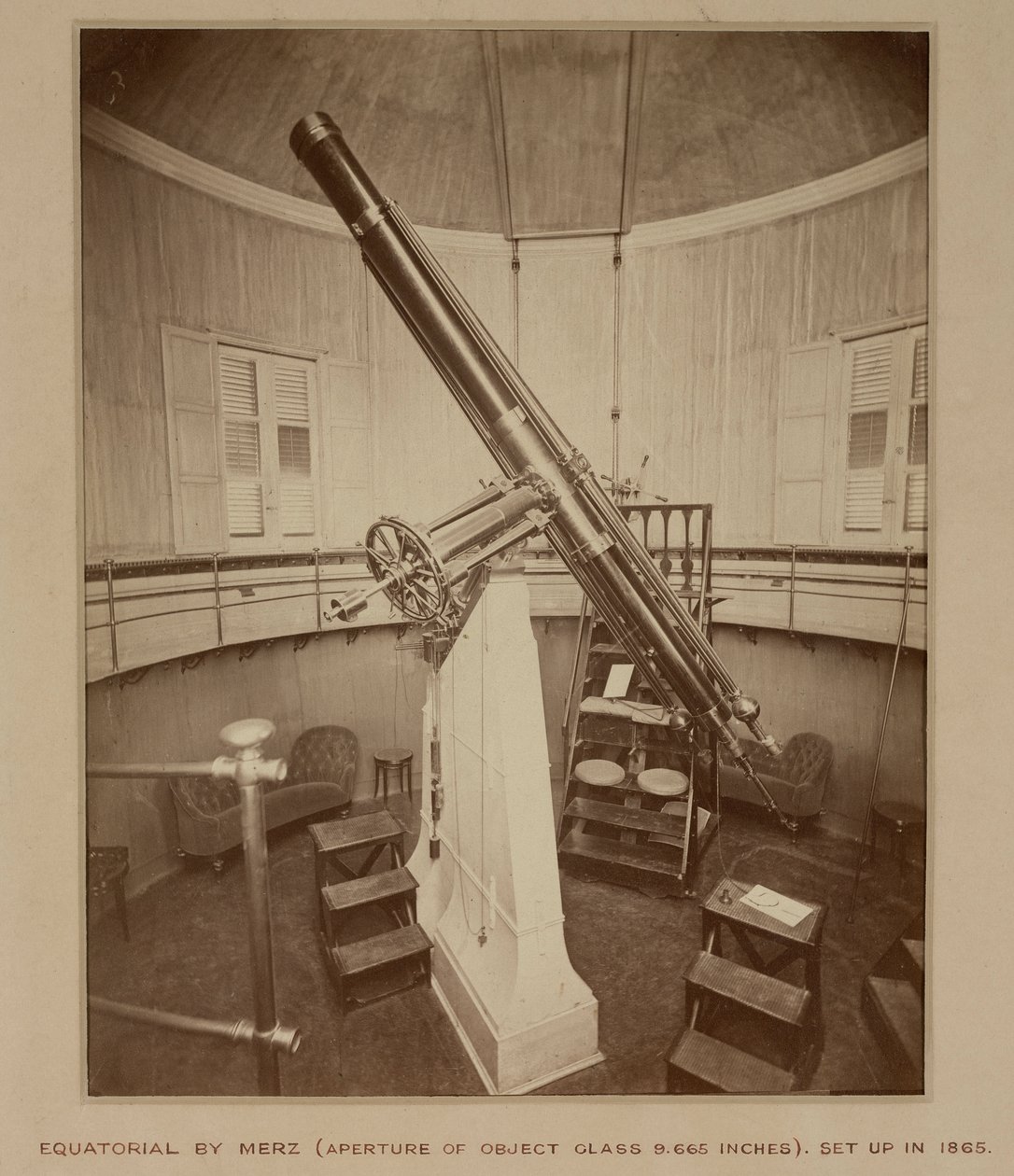 Telescopio equatoriale, Palermo, Sicilia, Italia da Unbekannt