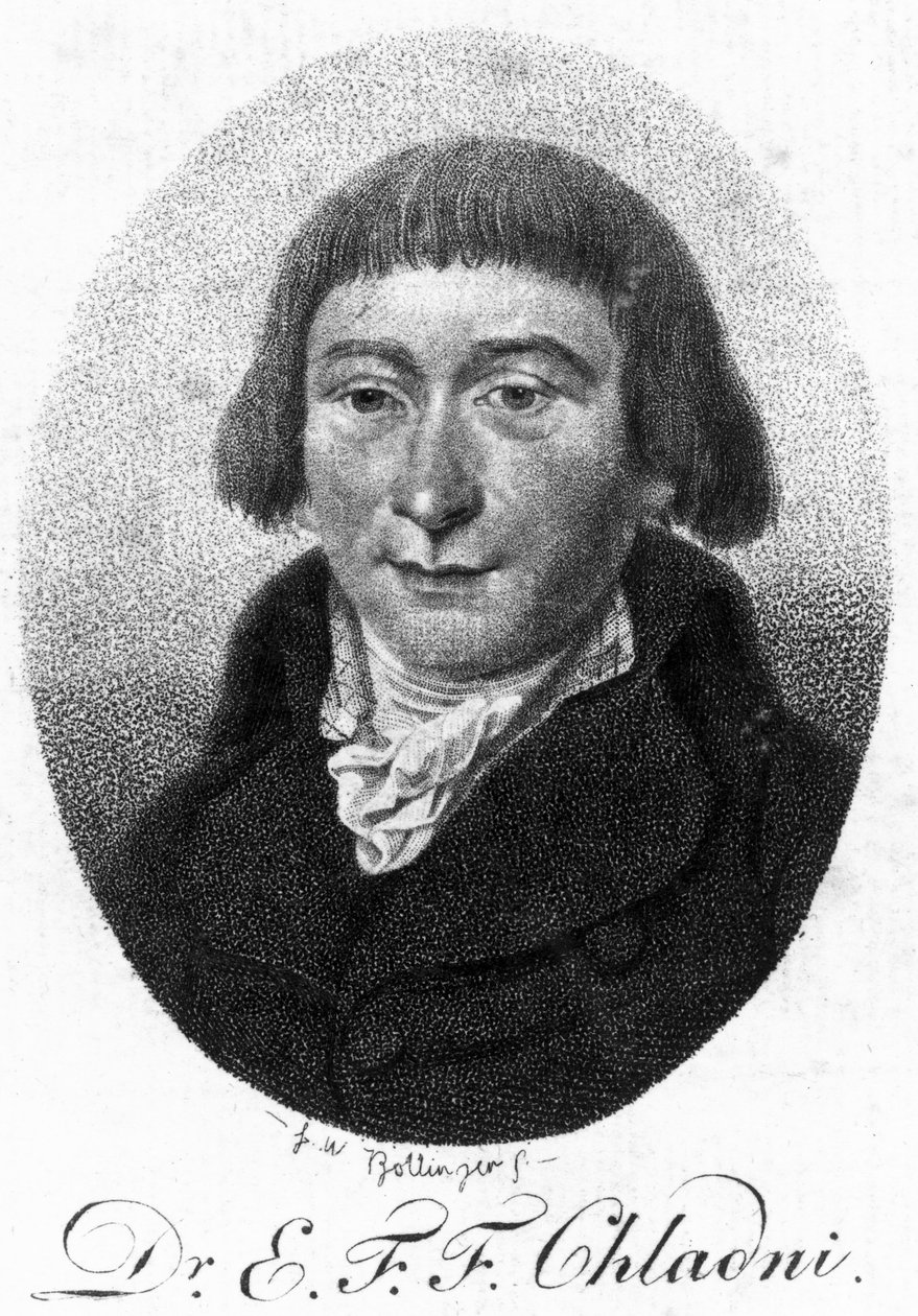 Ernst Florens Friedrich Chladni, fisico tedesco da Unbekannt