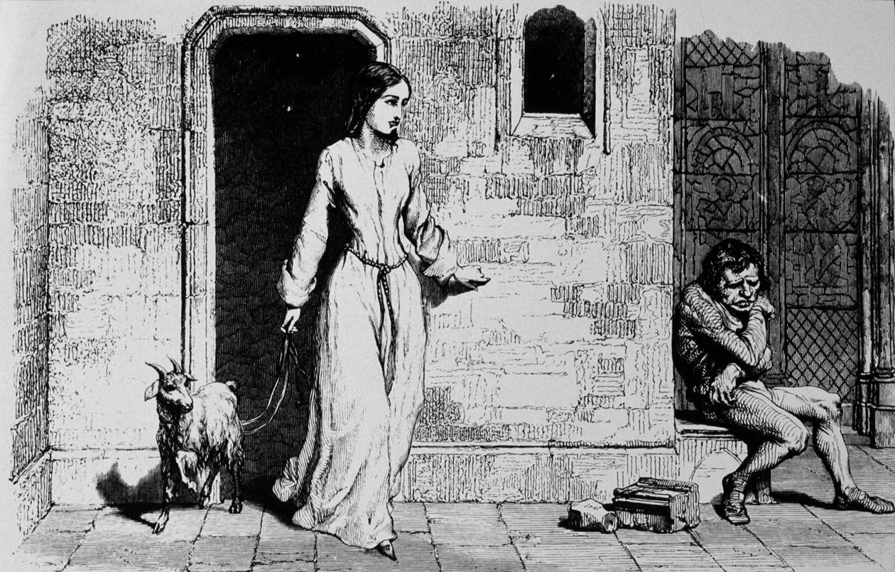 Esmeralda e Quasimodo da Unbekannter Künstler