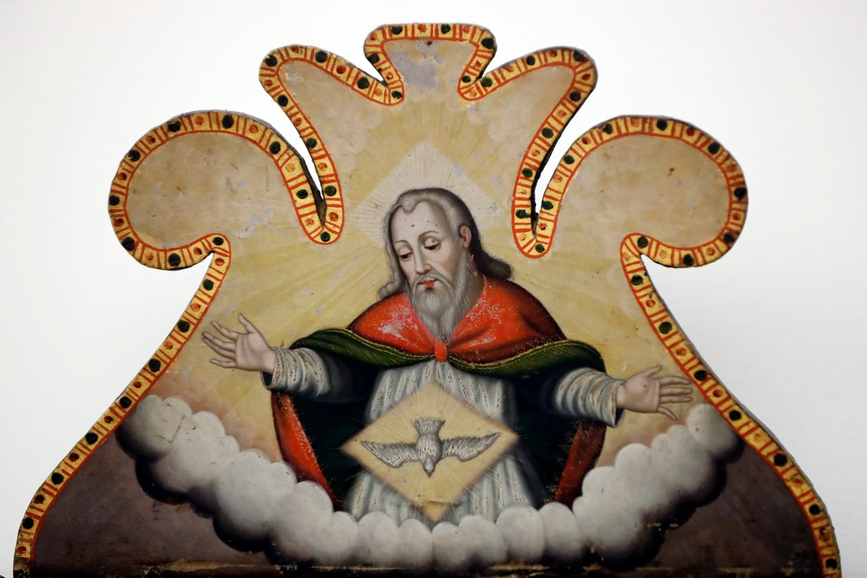 Museo di Evora. Gesù e Spirito Santo. Portogallo. da Benjamin Baud