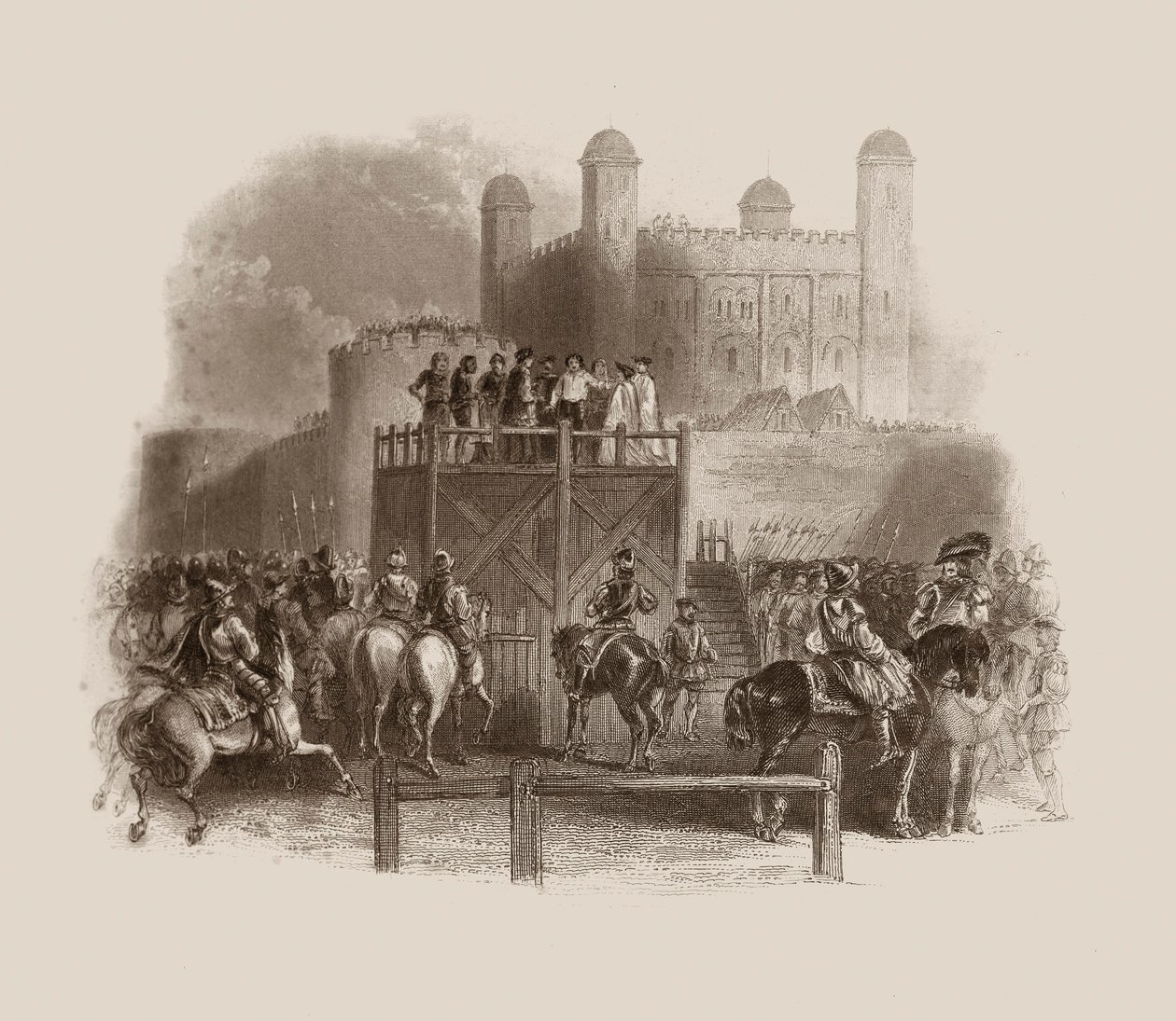 Esecuzione di John Dudley nel 1553 da Unbekannter Künstler