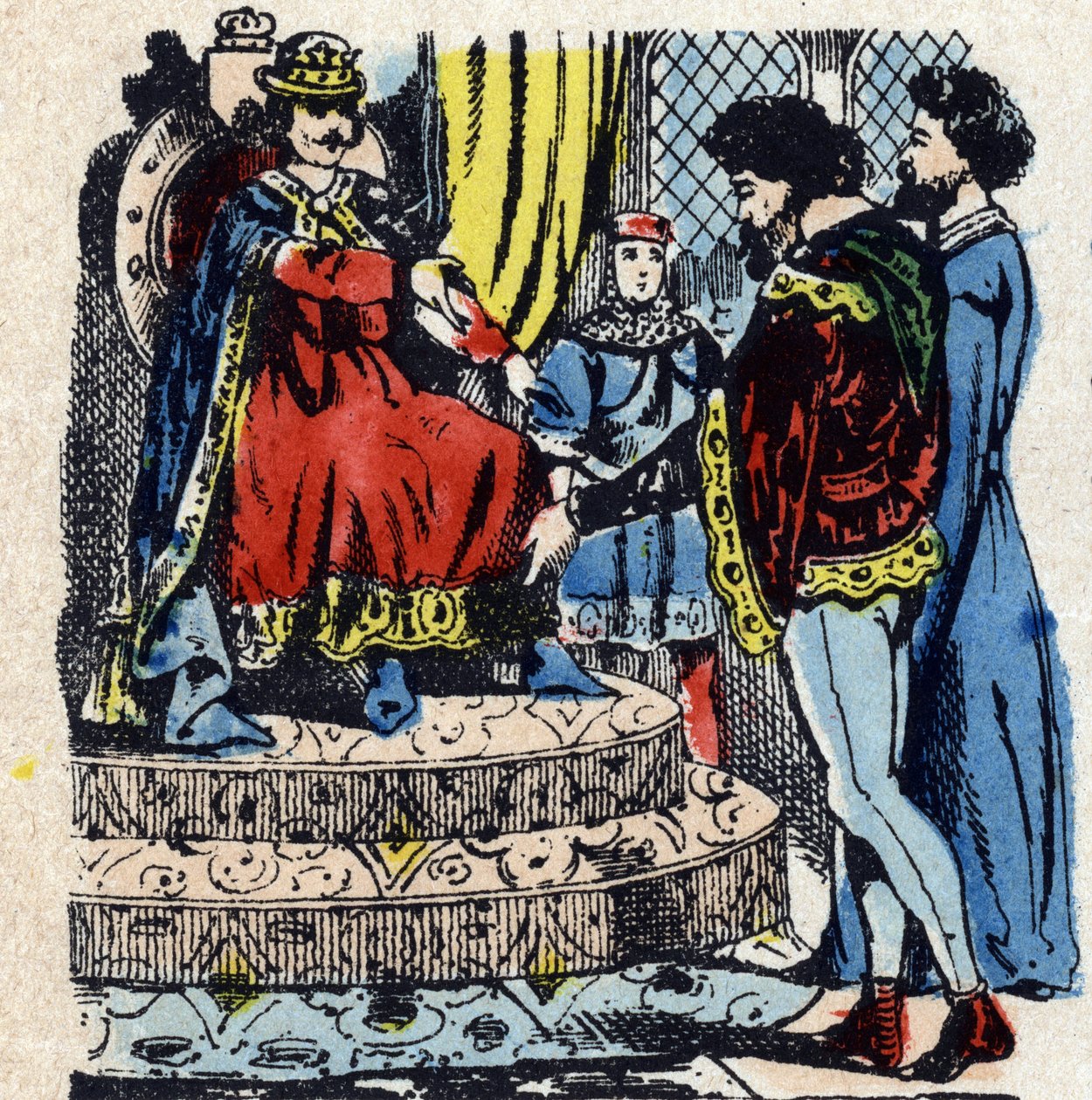 Espulsione degli ebrei e dei banchieri italiani sotto Carlo IV da Unbekannter Künstler