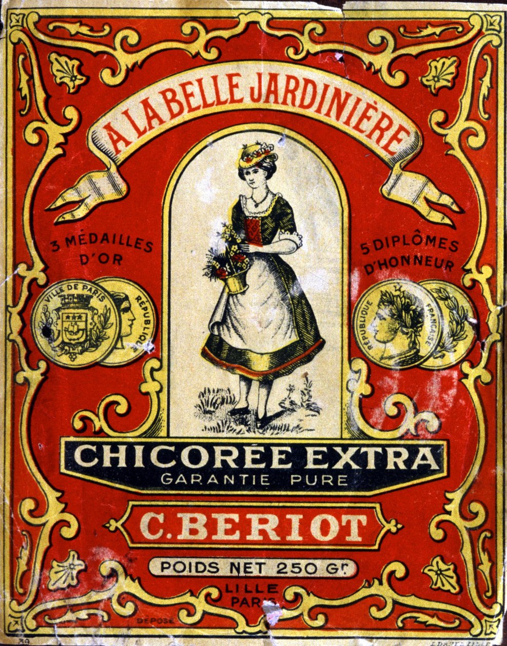 Cicoria extra dai negozi "La Belle Jardiniere", fine XIX secolo (stampa) da Unbekannter Künstler