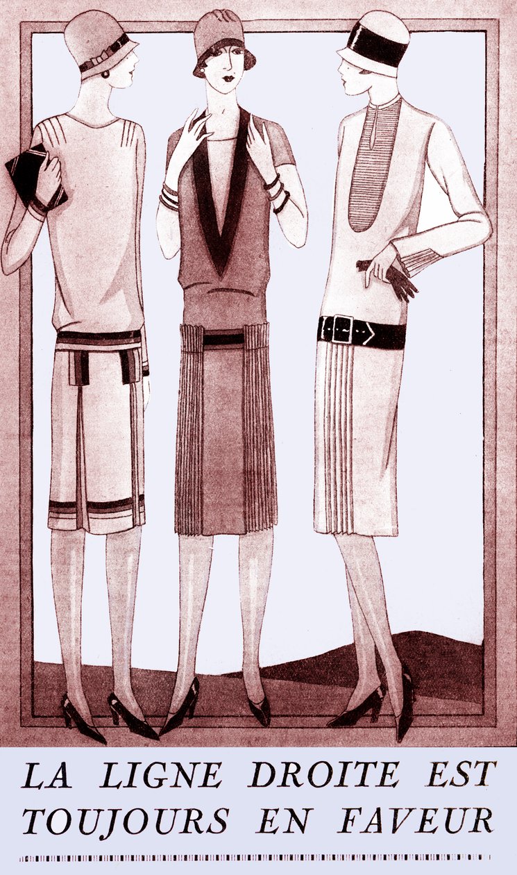 Moda: abiti nella primavera del 1928 da Unbekannter Künstler