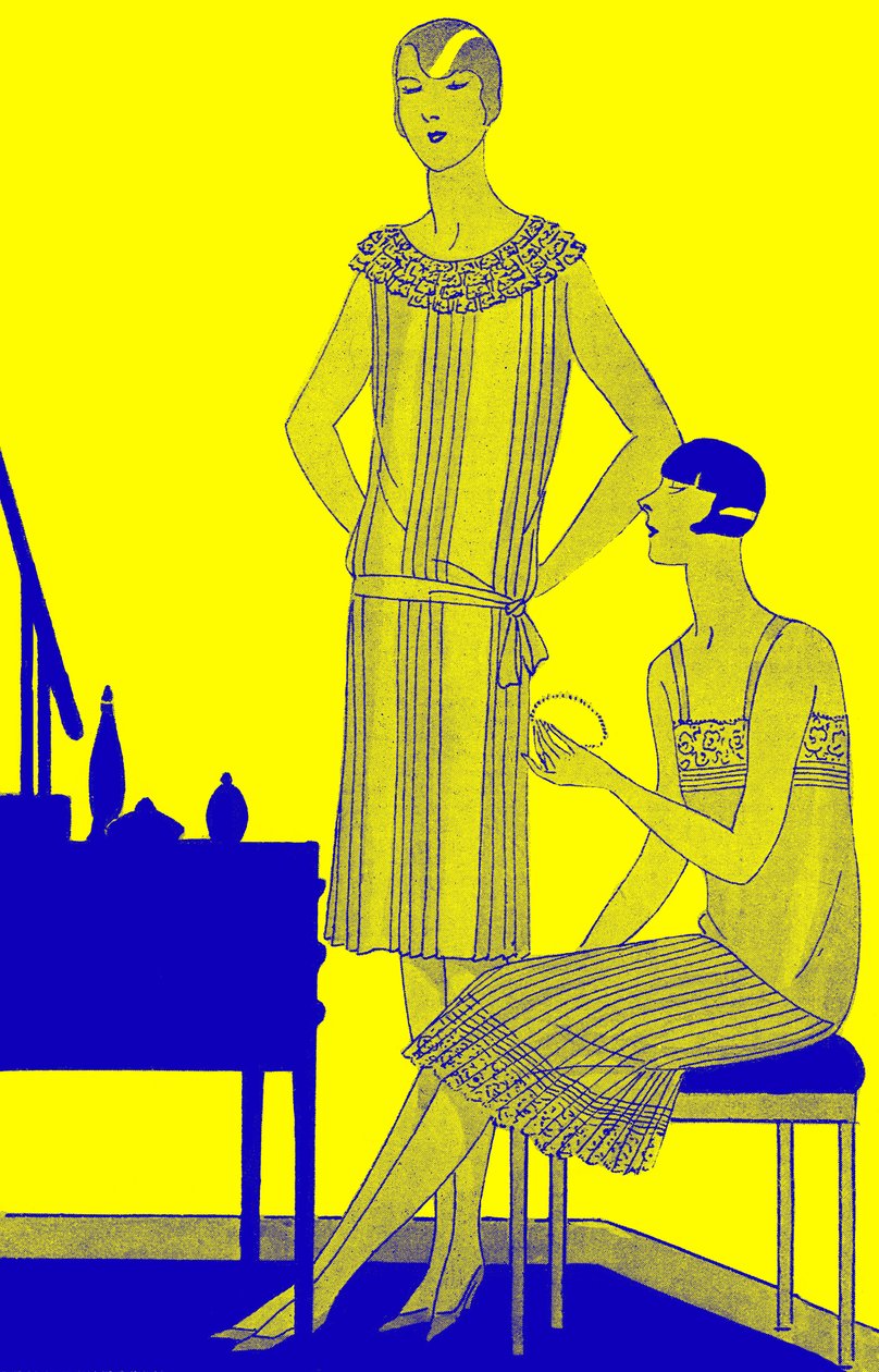 Moda: lingerie nella primavera del 1928 da Unbekannter Künstler