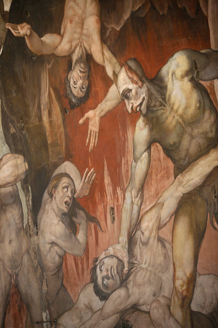 Duomo di Firenze. Affresco che raffigura l