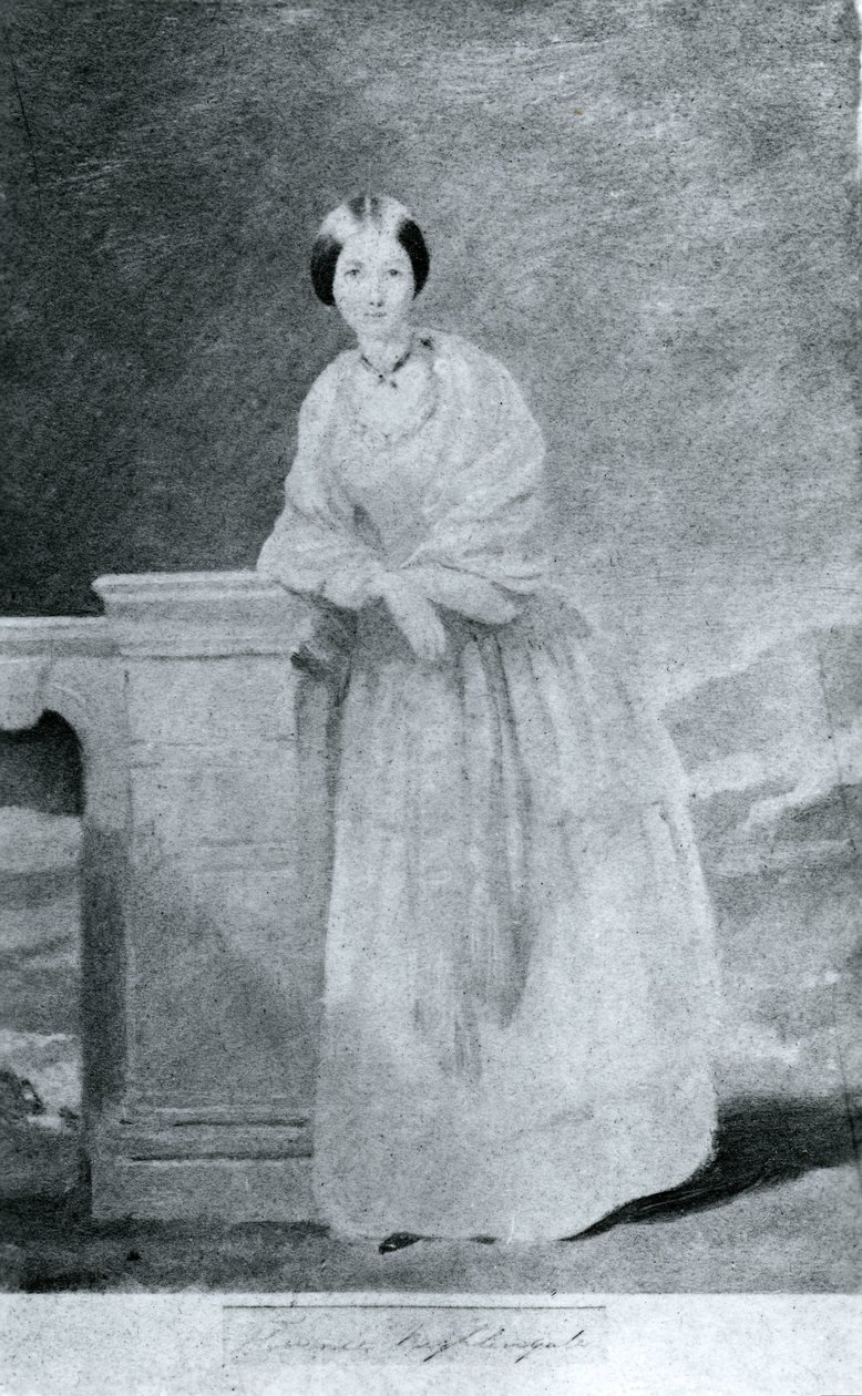 Florence Nightingale, infermiera e riformatrice ospedaliera inglese, c 1860 da Unbekannt