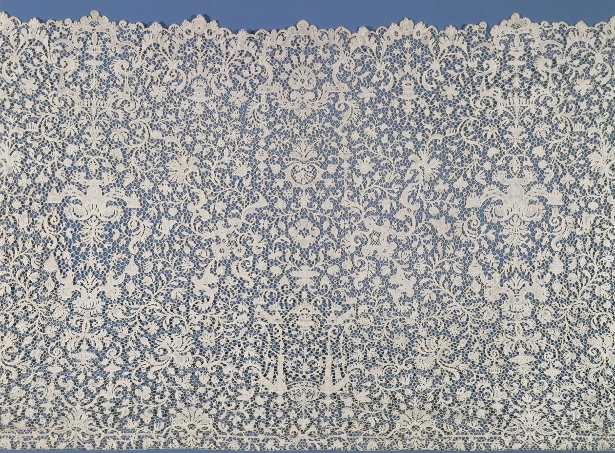 Balza di pizzo guipure, francese, c.1700 da Unbekannt