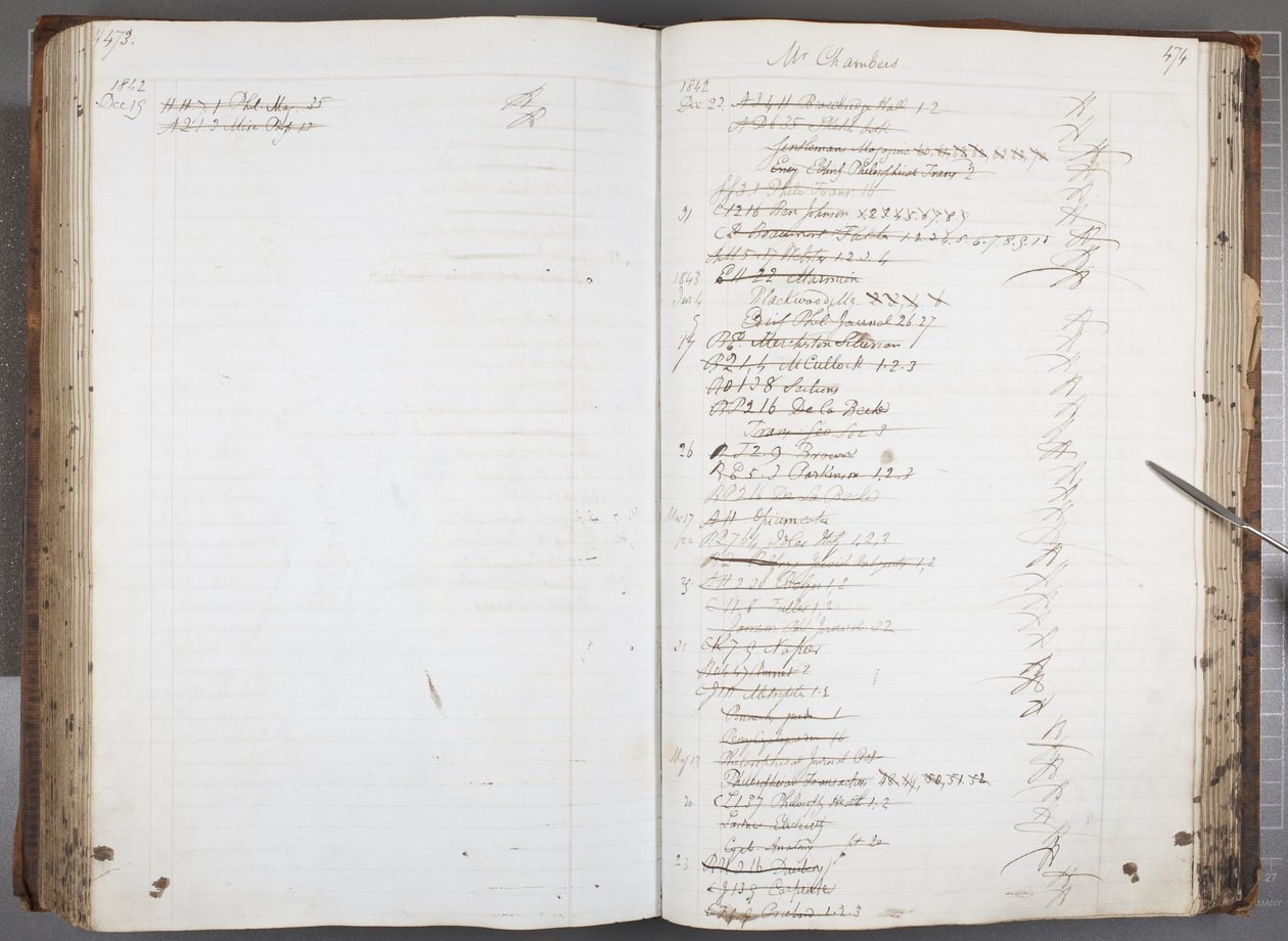 Fol 473-474, Libri di ricevute dei lettori da Unbekannt