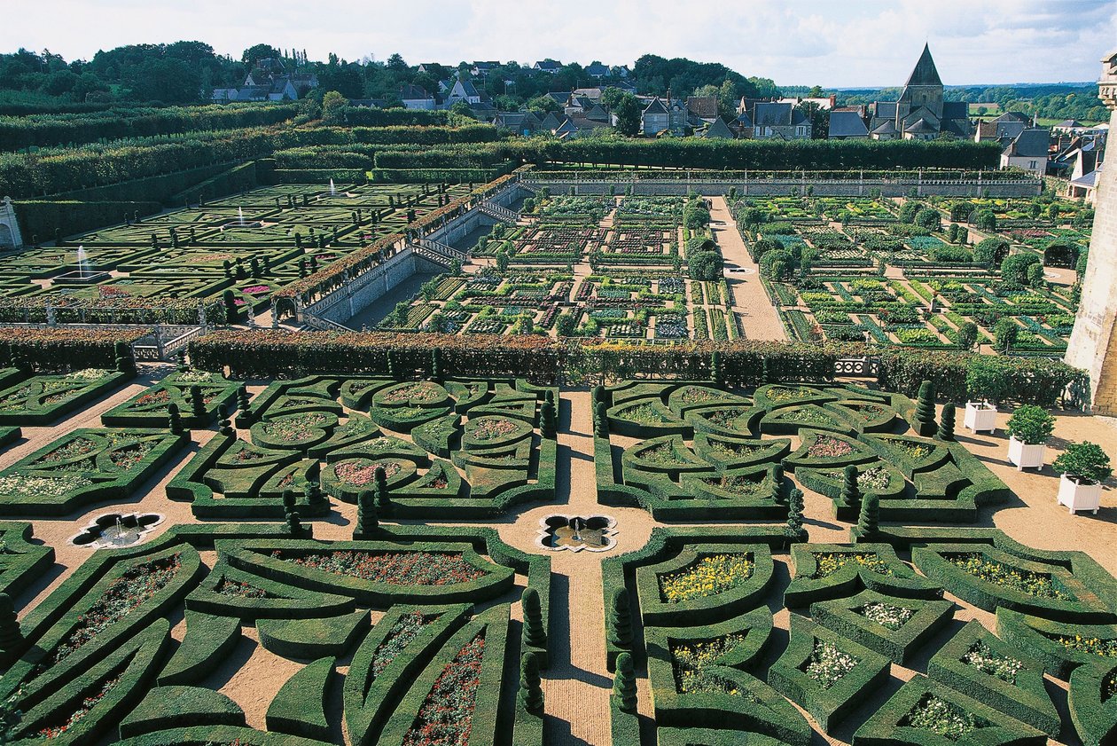 Francia, Centro, Valle della Loira, Giardini del Castello di Villandry, giardini da Benjamin Baud