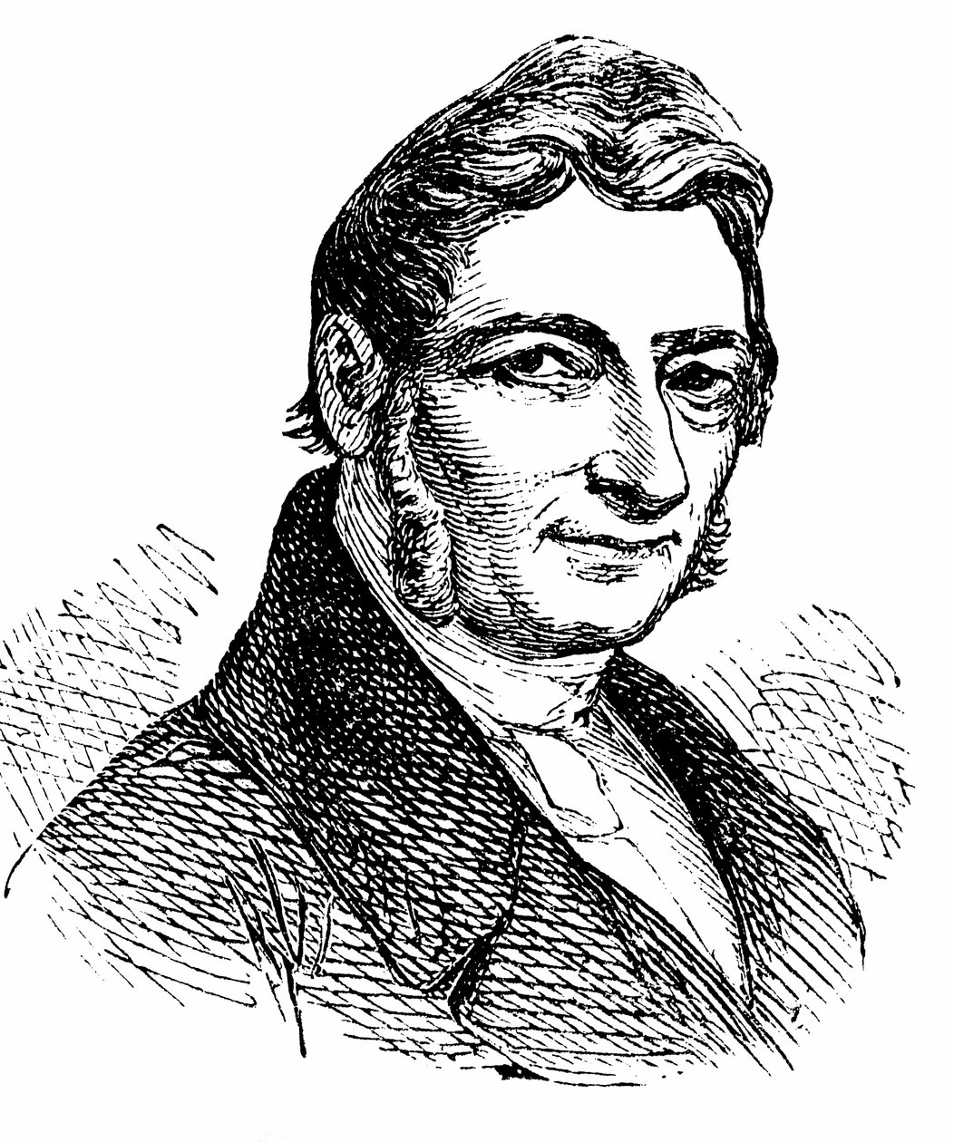 Franz Xaver Gabelsberger (1789-1849) inventore di un sistema di stenografia da Unbekannter Künstler