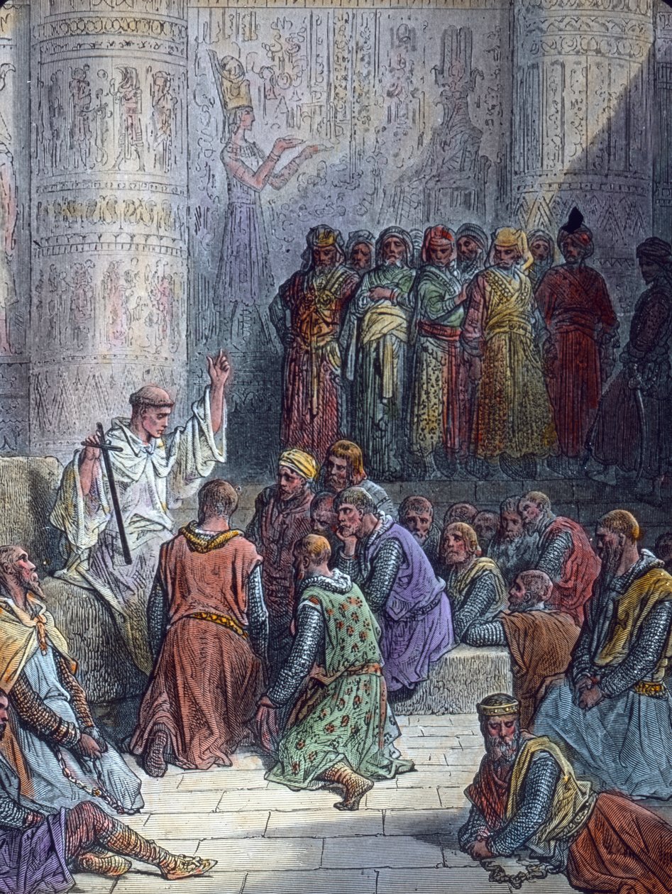 Cavalieri francesi come prigionieri da Unbekannter Künstler