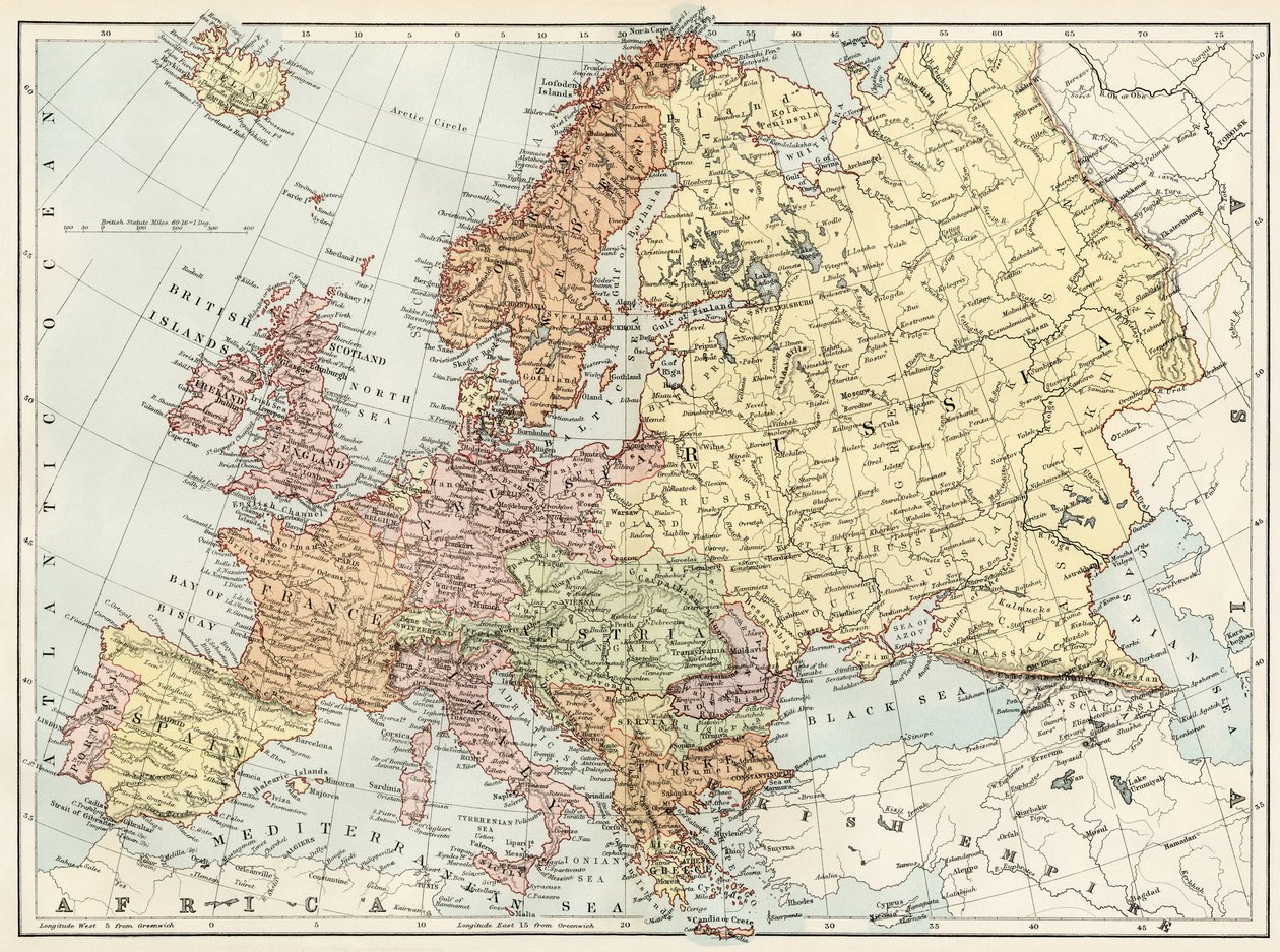 Carta geografica dell