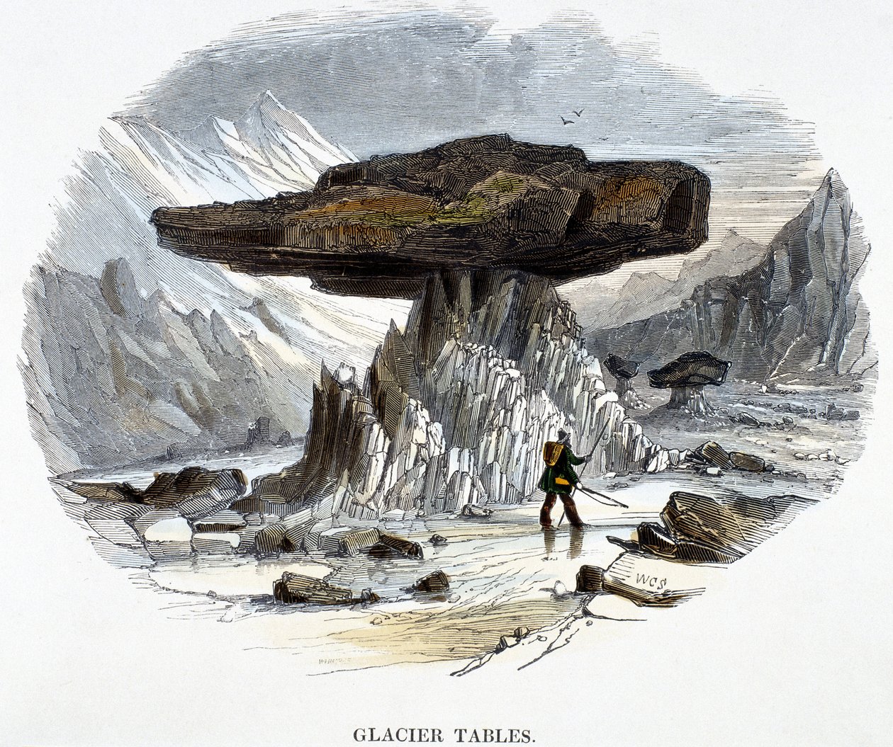 Tavoli di ghiacciaio da Unbekannter Künstler
