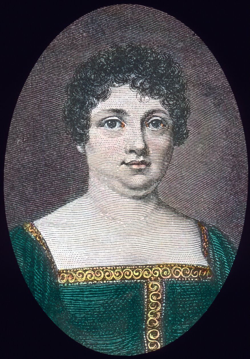 La moglie di Goethe da Unbekannter Künstler