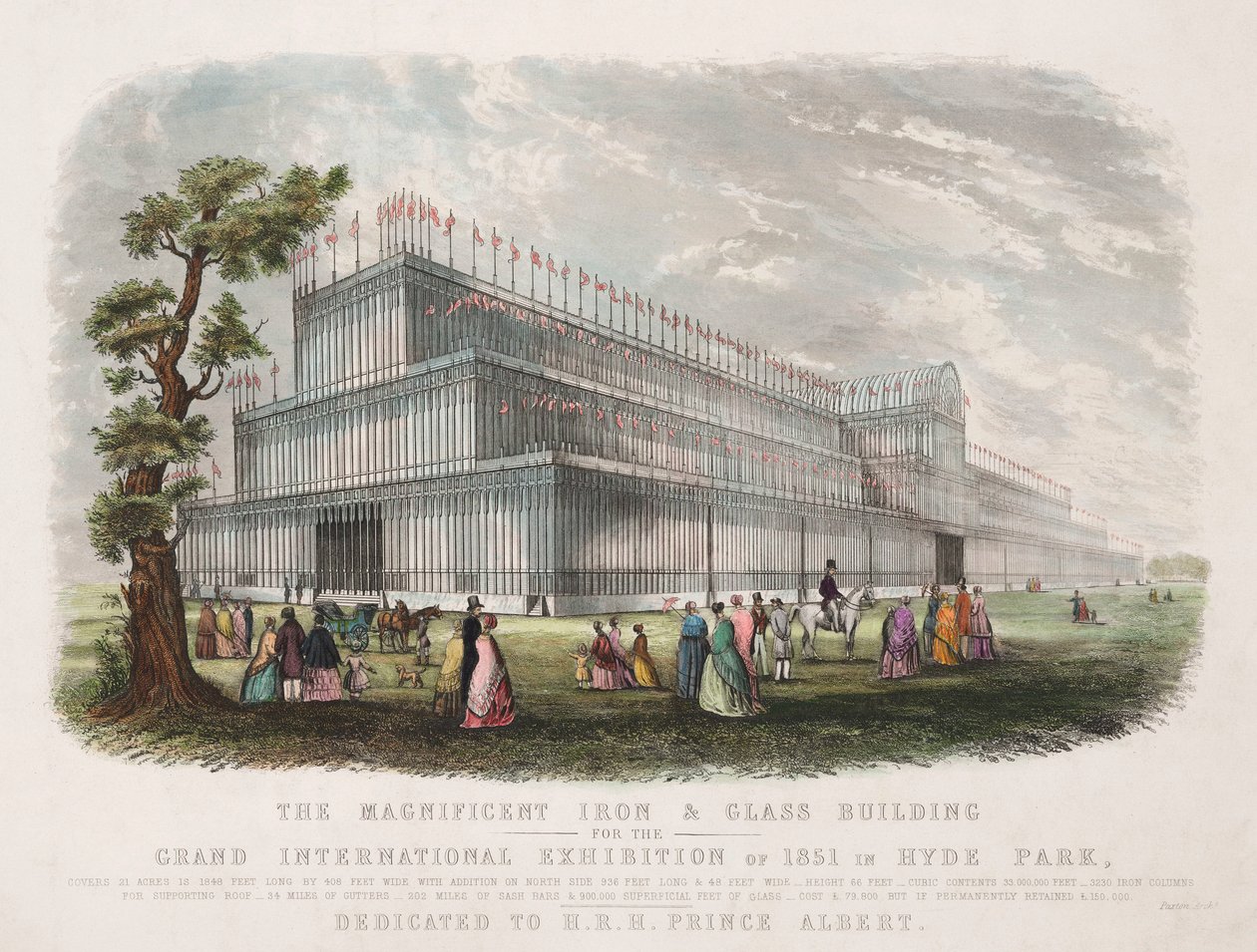 Grande Esposizione 1851 Il Crystal Palace, Londra da Unbekannt