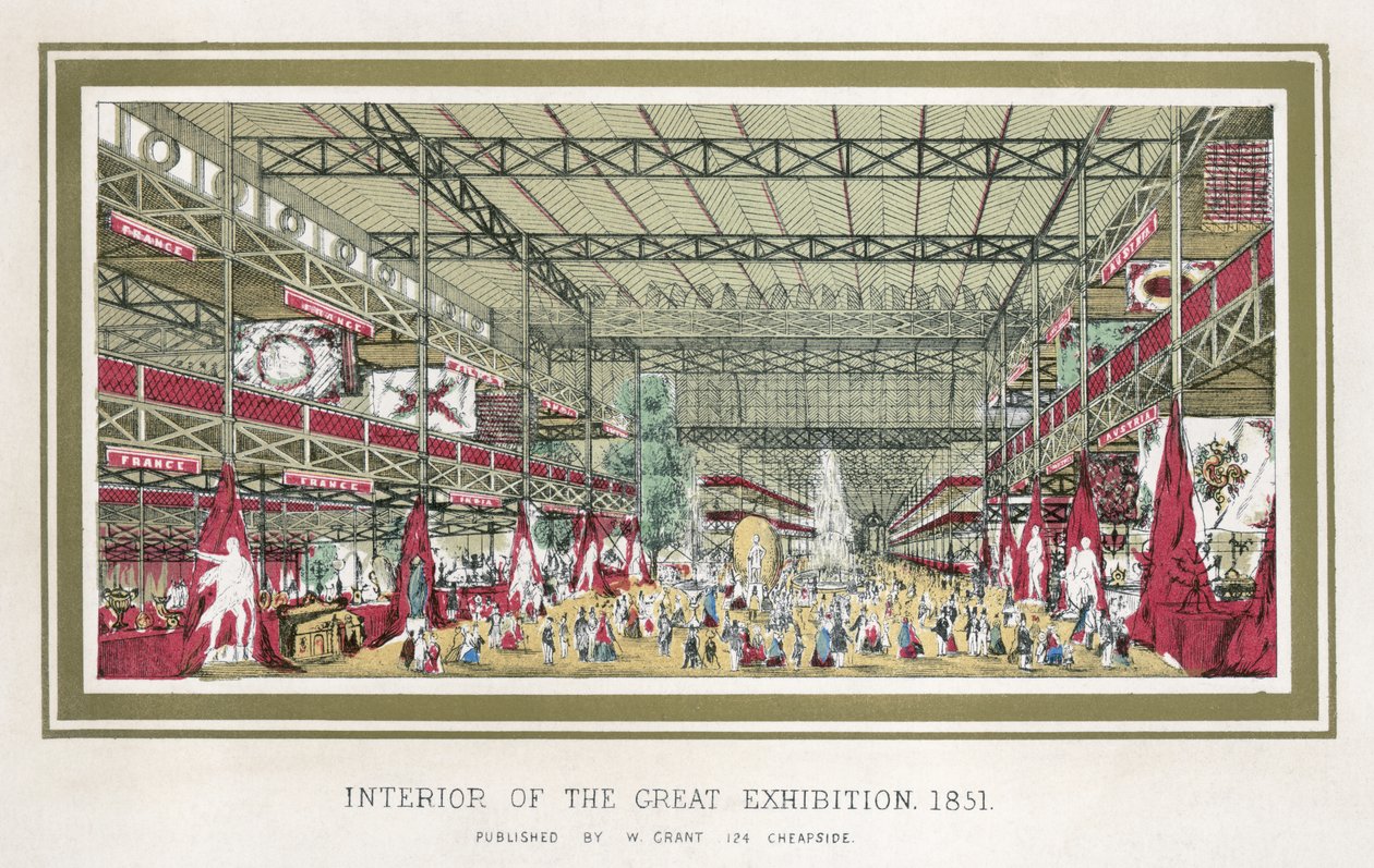 Grande Esposizione a Hyde Park 1851 da Unbekannter Künstler