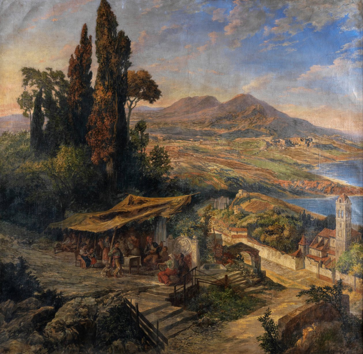 Golfo di Napoli 19c da Unbekannter Künstler