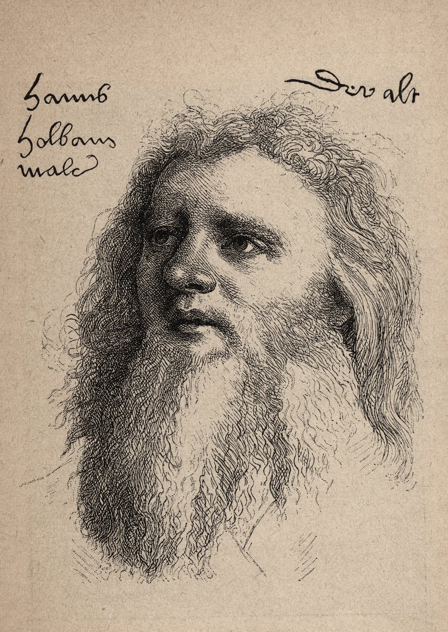 Autoritratto di Hans Holbein il Vecchio da Unbekannt