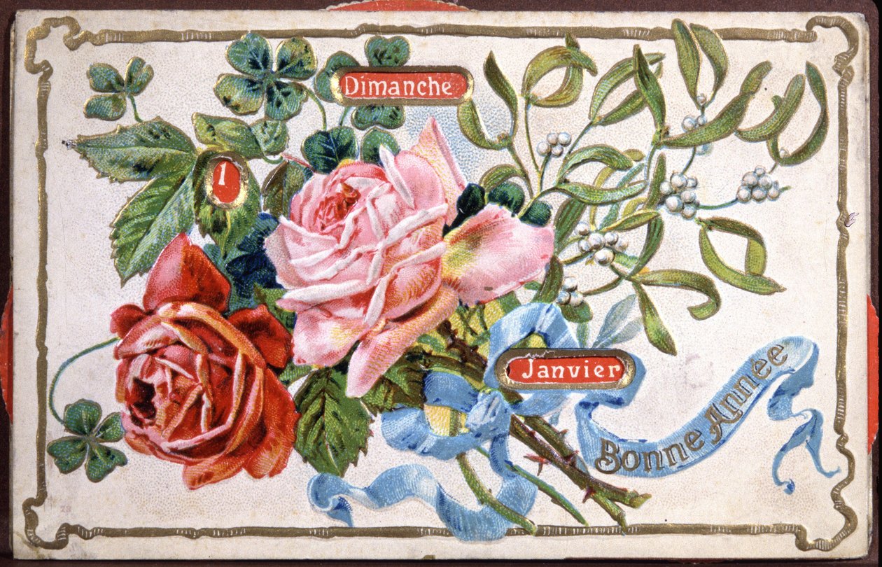 Fiori di Buon Anno, inizio XX secolo da Unbekannter Künstler