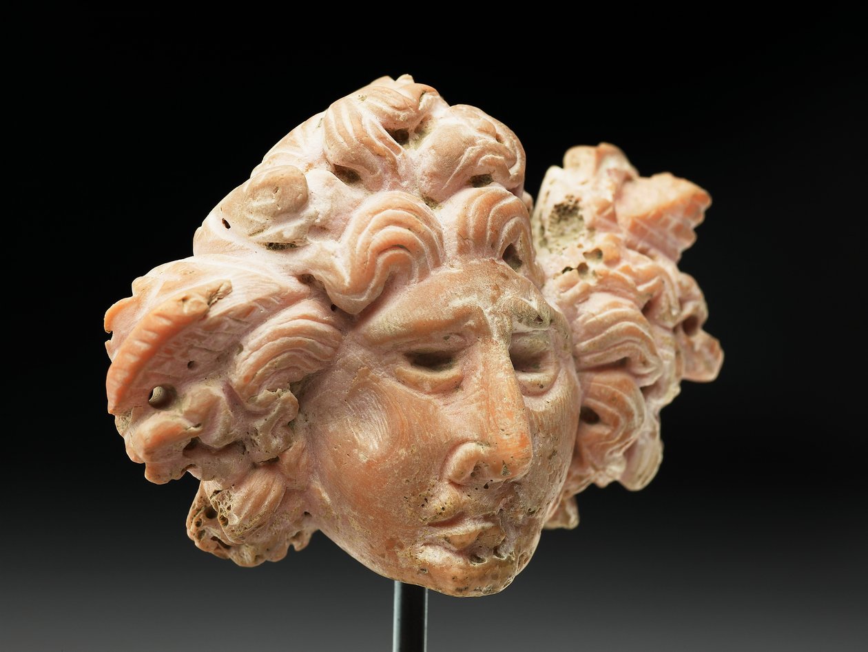 Testa di Medusa, da Bactria o Gandhara, II-I secolo a.C. da Unbekannt