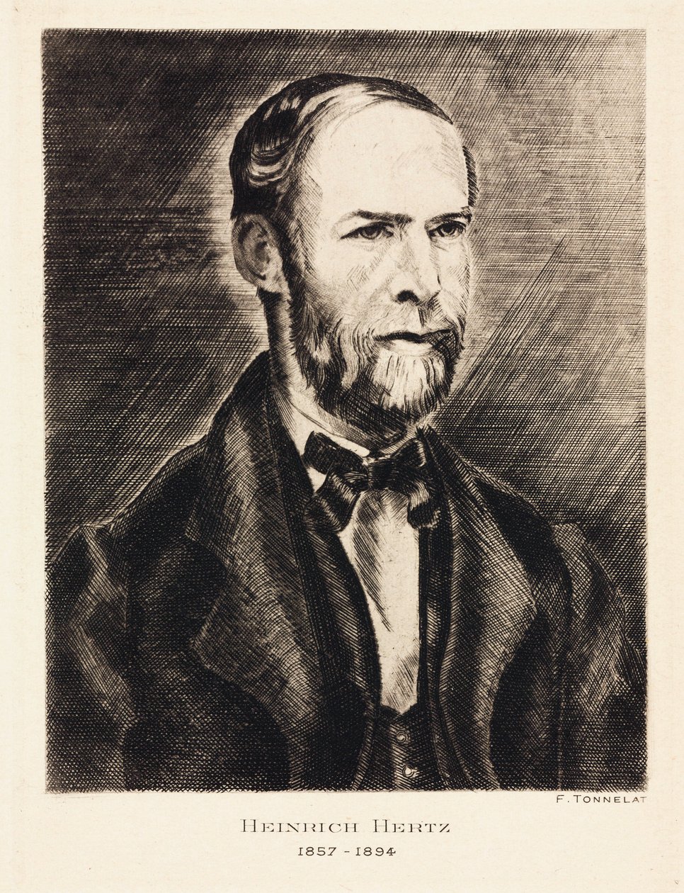 Heinrich Hertz, fisico tedesco, fine XIX secolo da Unbekannt