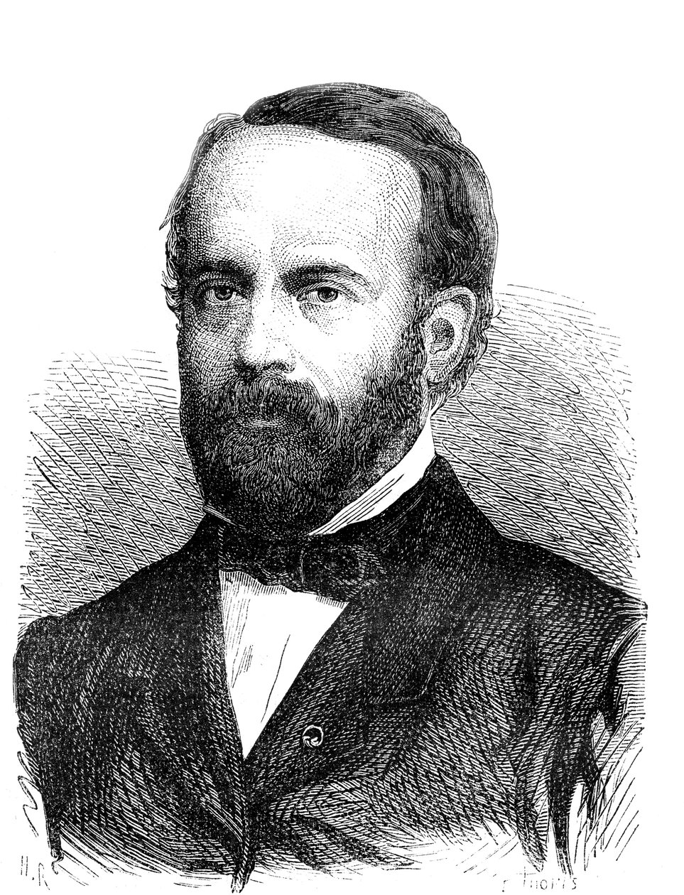 Henri Sainte-Claire Deville, chimico francese da Unbekannter Künstler