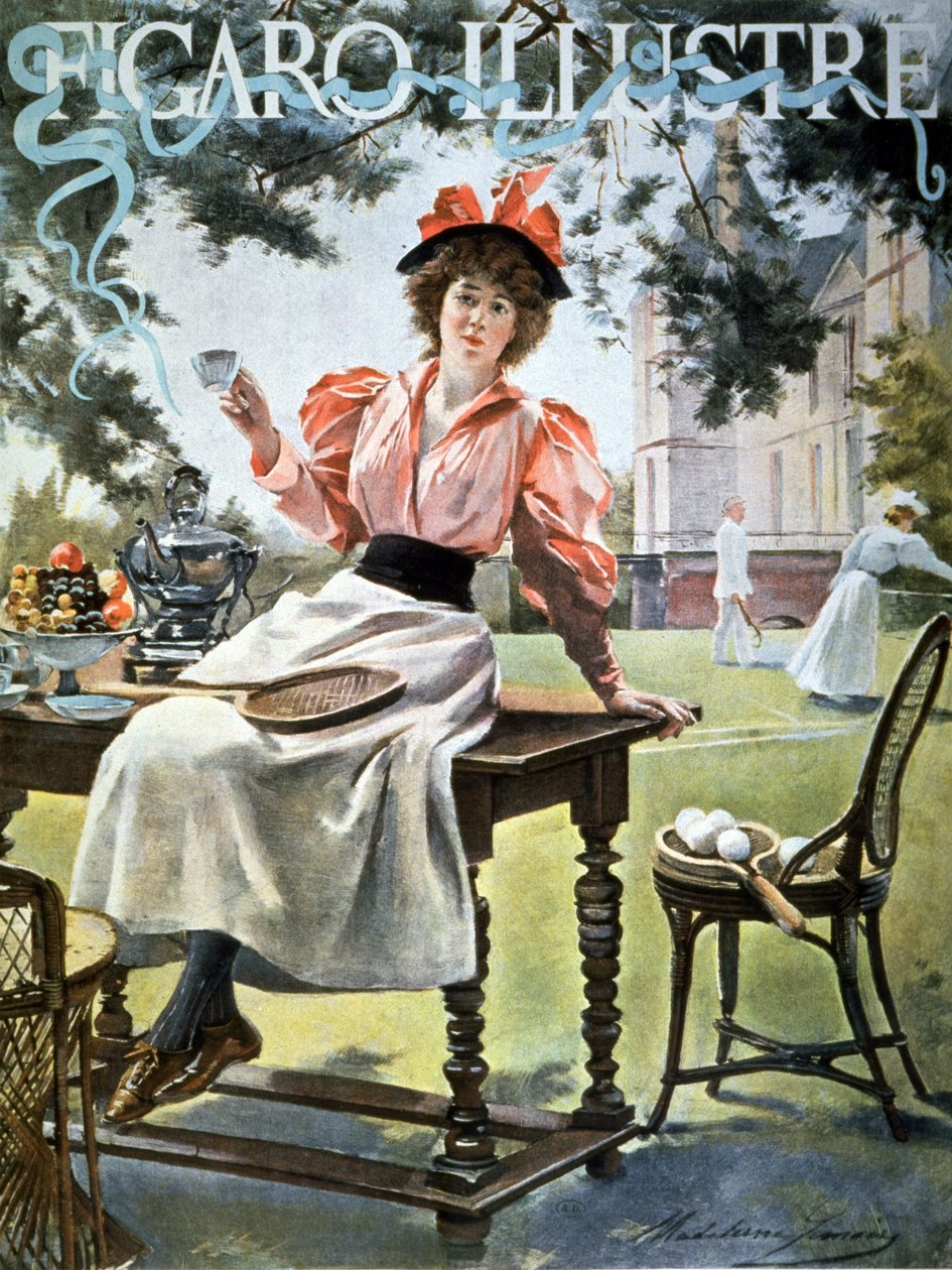 Illustrazione di Madeleine Lemaire in: Le Figaro Illustré, Francia da Unbekannter Künstler