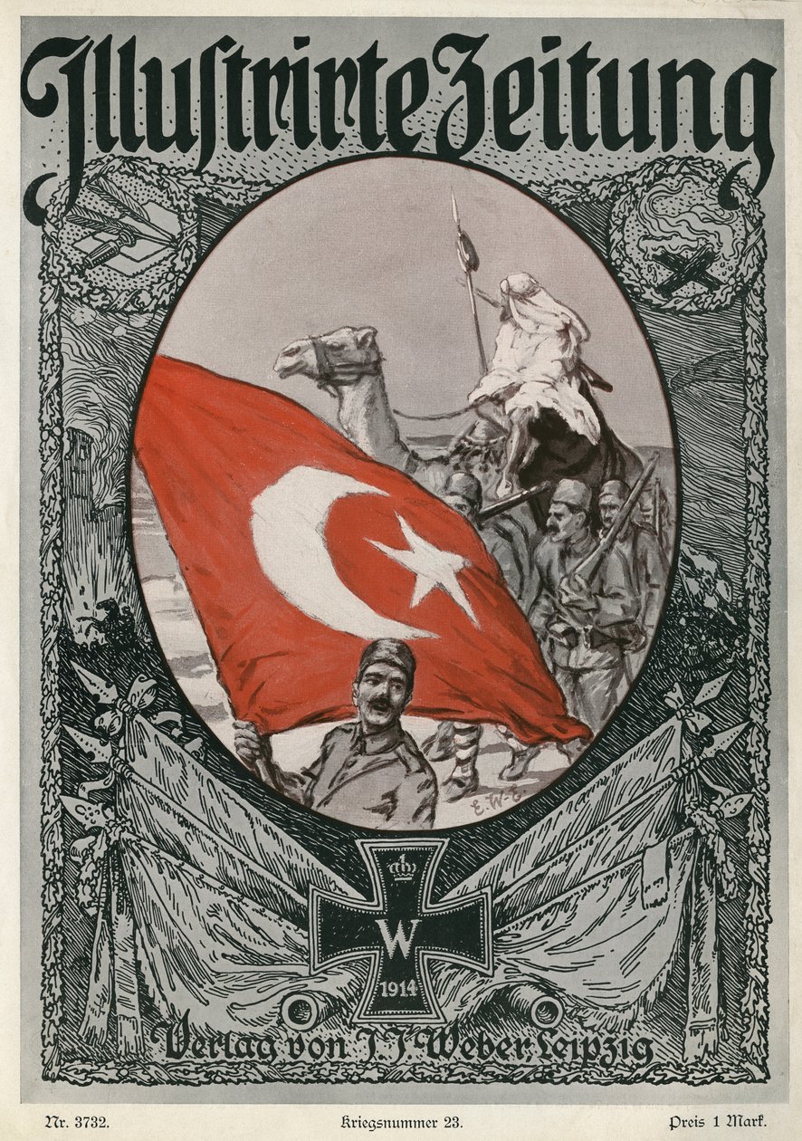 Illustrirte Zeitung: copertina, 7 gennaio 1915 da Unbekannter Künstler