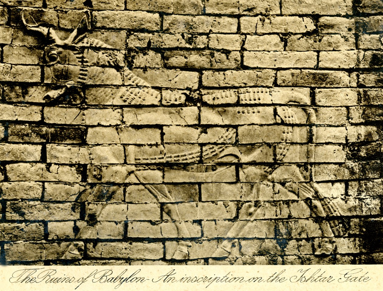 Iraq - Rovine di Babilonia - Porta di Ishtar da Unbekannter Künstler