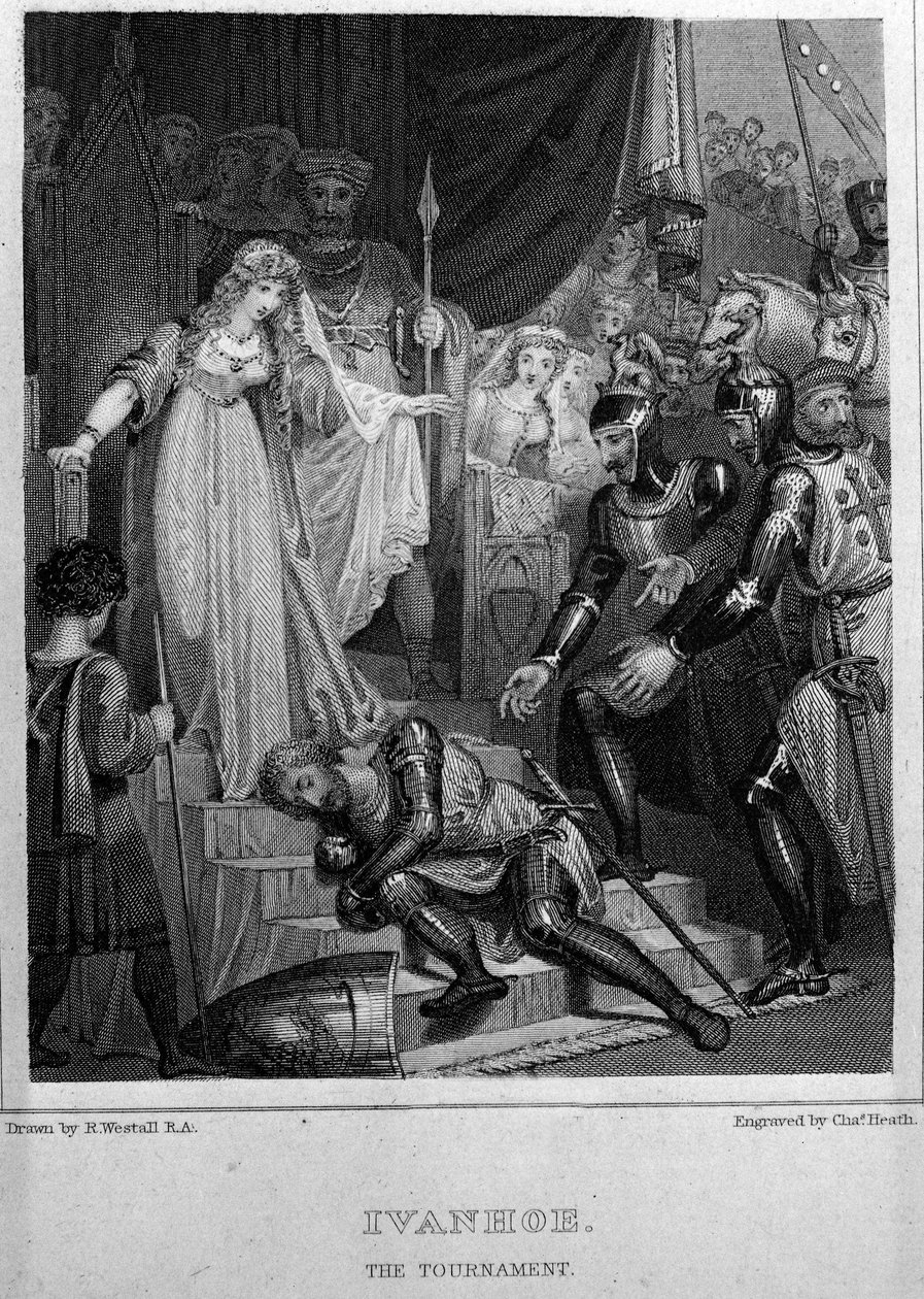 Ivanhoe, romanzo storico di Walter Scott (1819) da Unbekannt