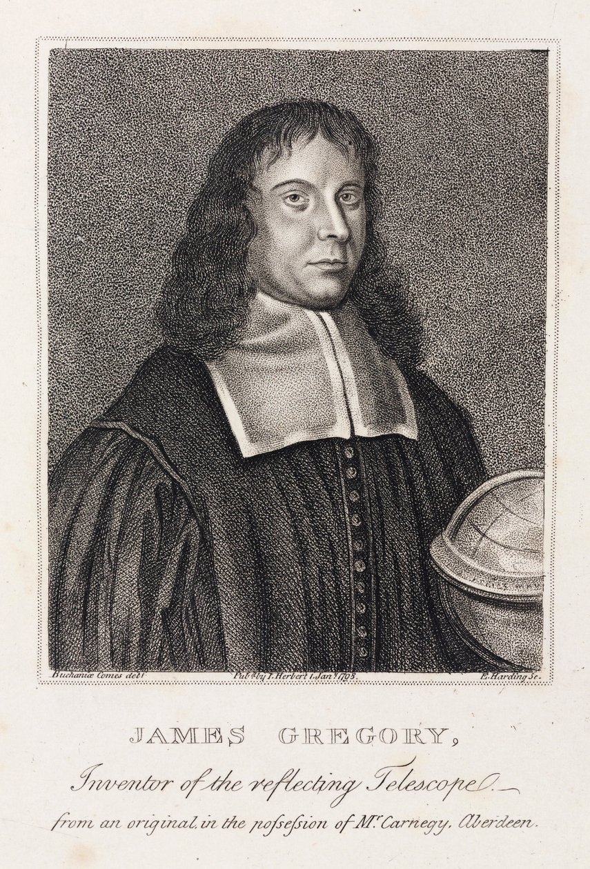 James Gregory, matematico scozzese, c. 1670 da Unbekannt