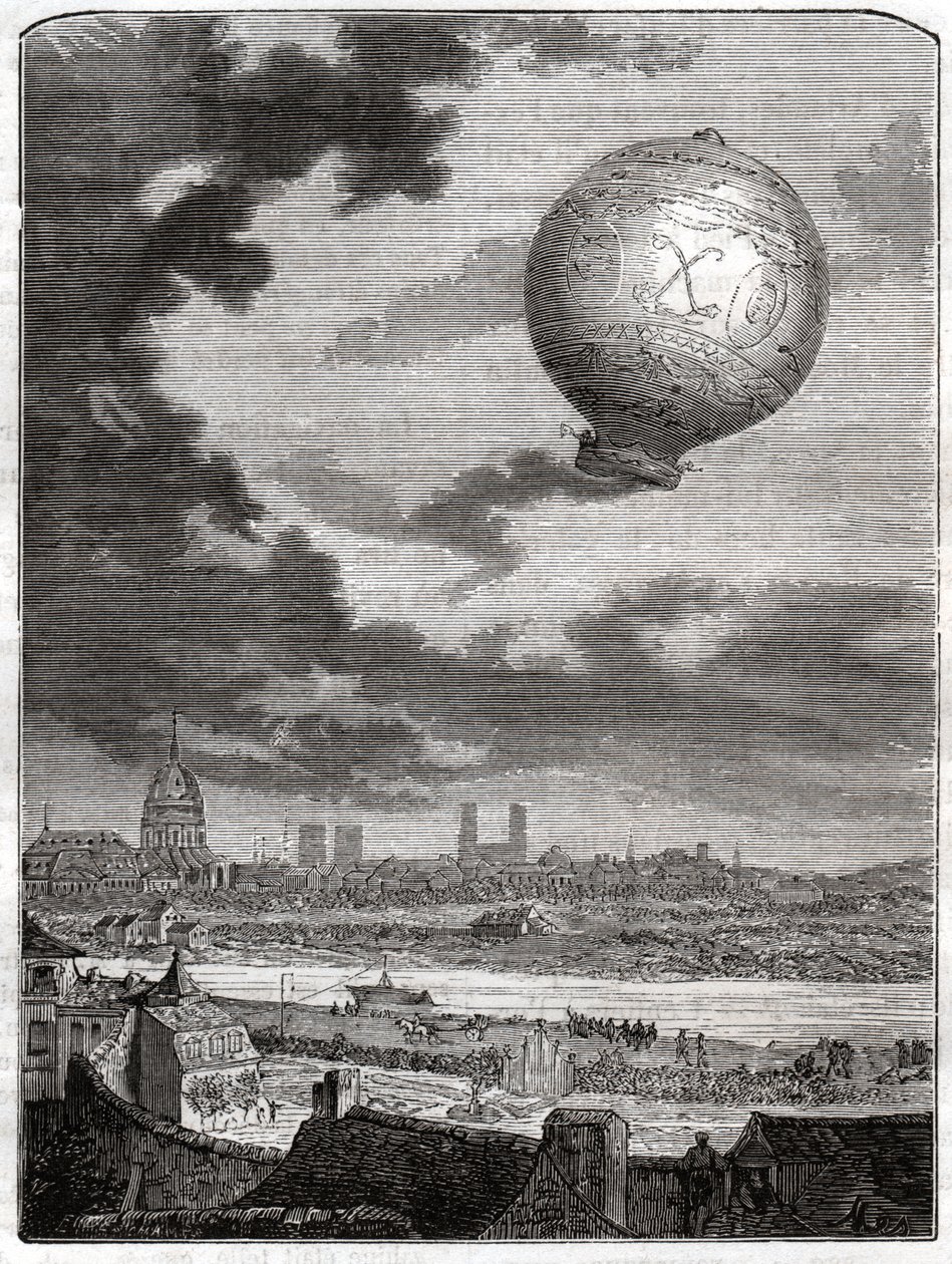 Jean Francois Pilatre de Rozier da Unbekannter Künstler