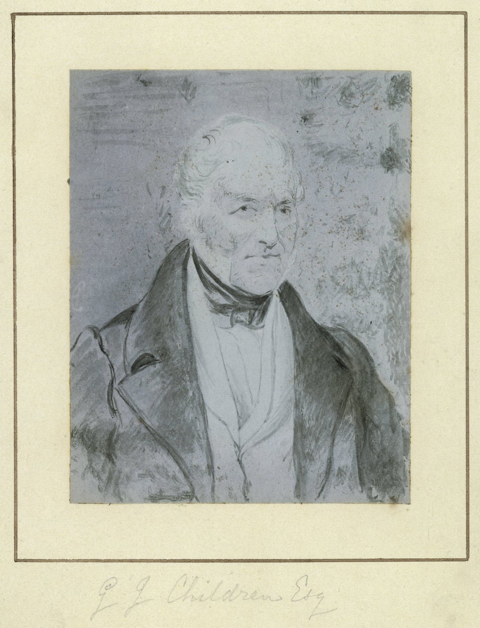 John George Children, scienziato inglese, c. 1841 da Unbekannt
