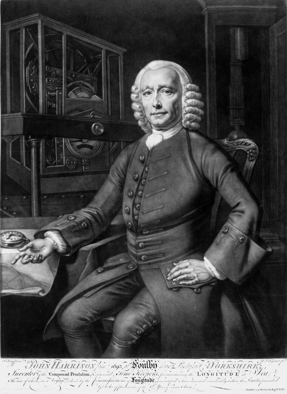 John Harrison, inventore e orologiaio inglese da Unbekannt
