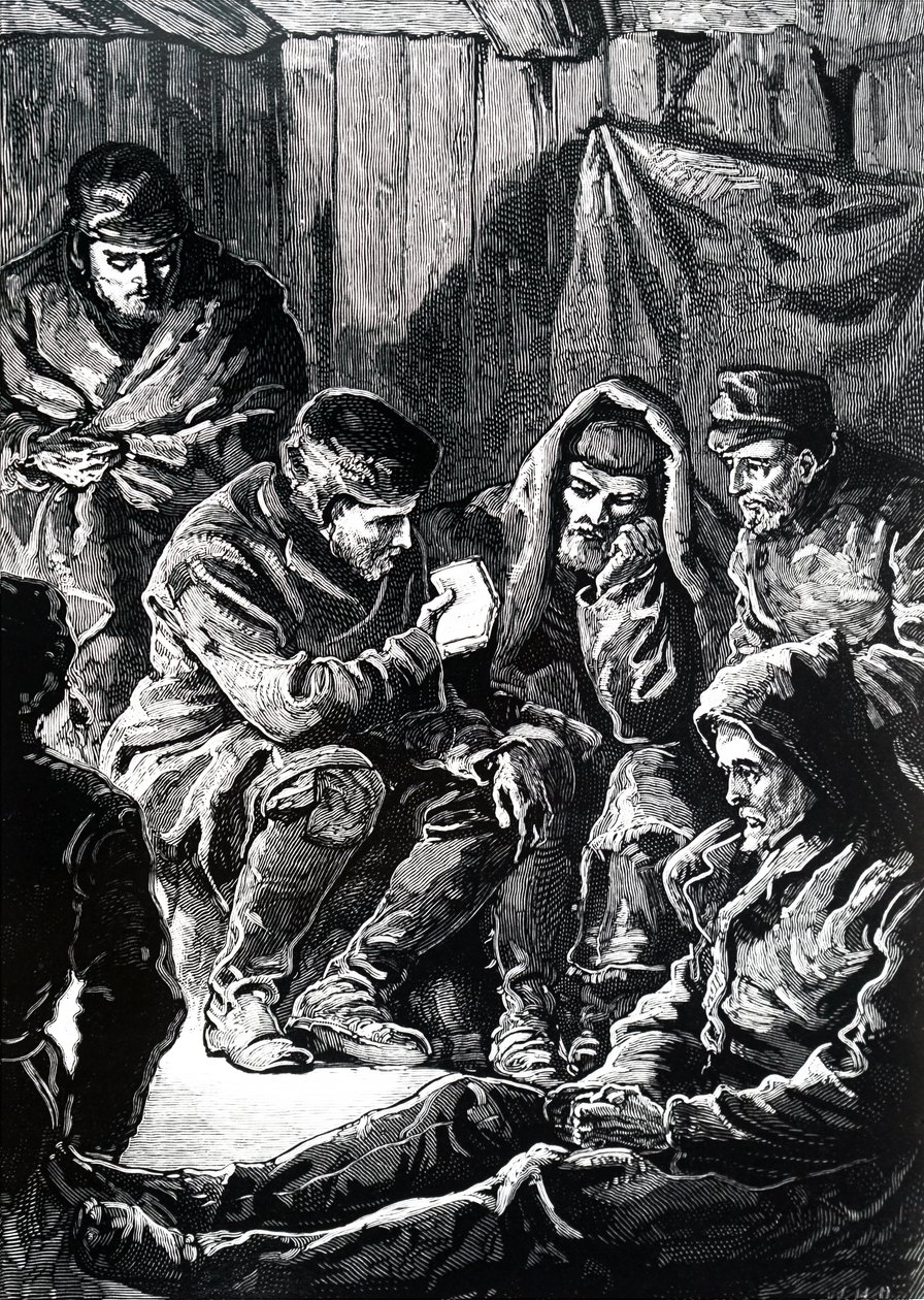 John Richardson durante una spedizione artica terrestre di Franklin da Unbekannt