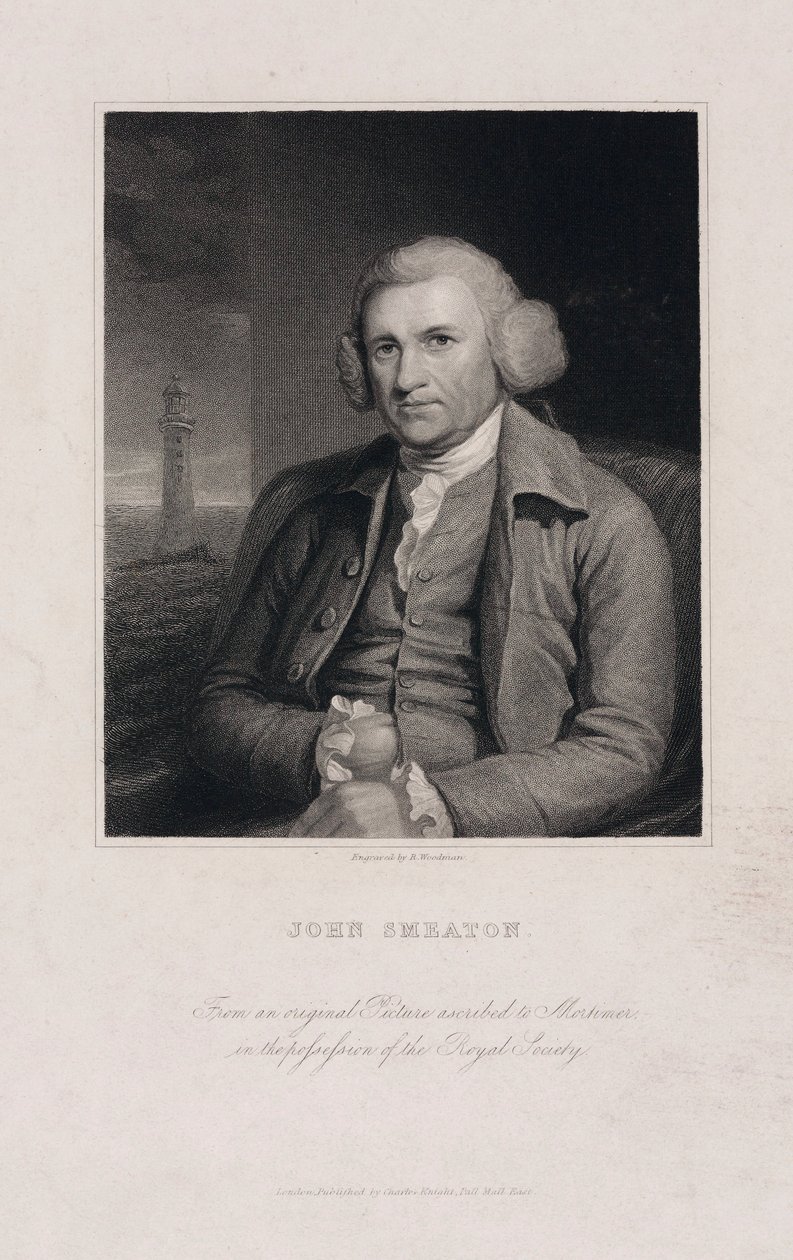 John Smeaton, ingegnere meccanico e civile inglese, c 1770s da Unbekannt