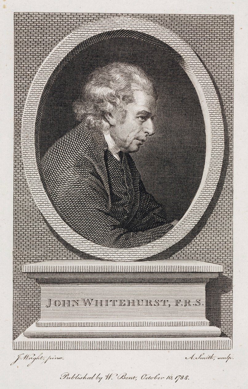 John Whitehurst, orologiaio inglese, c.1783 da Unbekannt