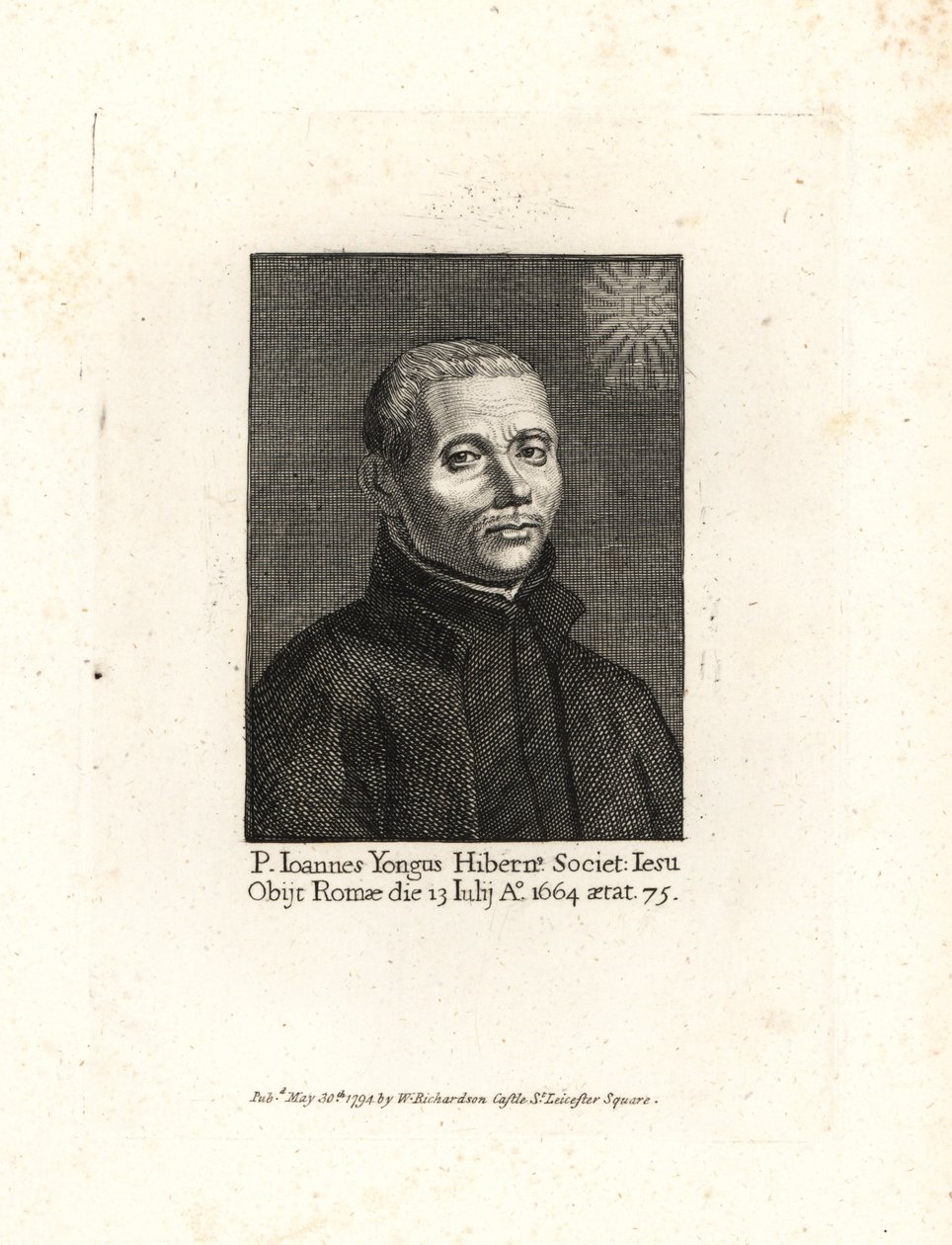 John Yonge, Ioannes Yongus, prete gesuita irlandese, morto nel 1664, all