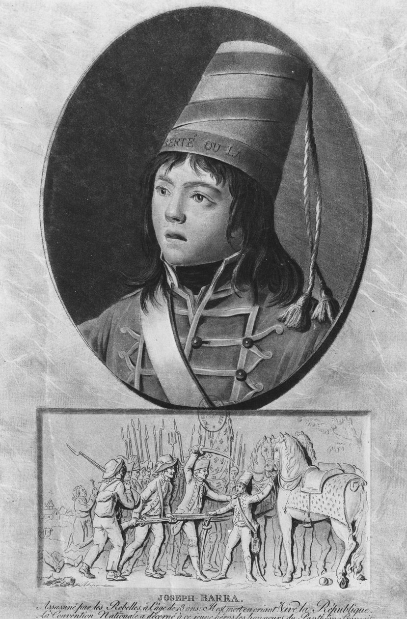 Joseph Bara o Barra (1779 - 1793), soldato francese da Unbekannt