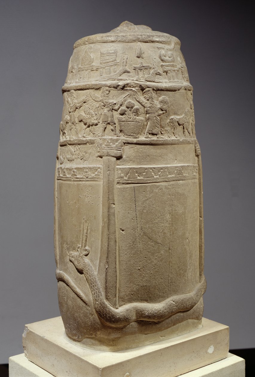 Kudurru, carta cassita per la concessione di terreni, incompiuta, c.1200 a.C. da Unbekannt