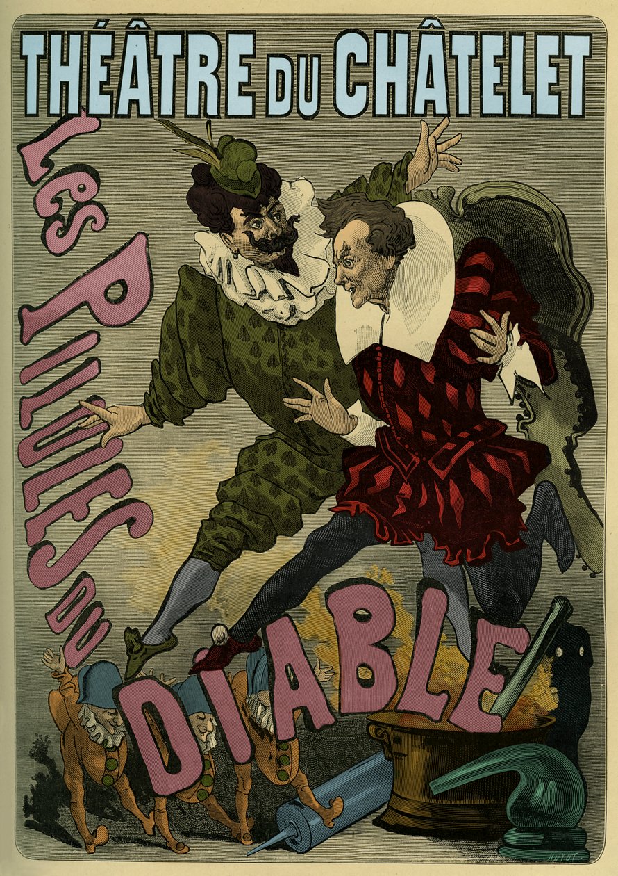 Les Pilules du Diable - poster pubblicitario per féerie da Unbekannter Künstler