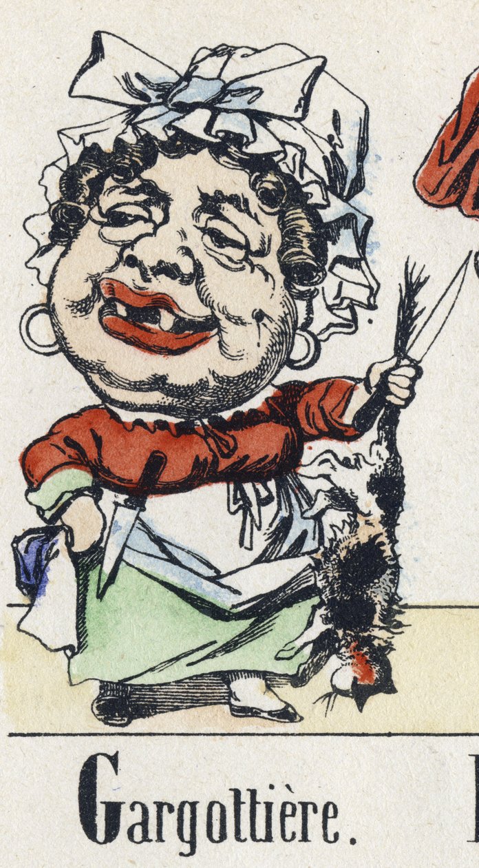 Lettera G: gargottiere. Alfabeto del racconto orientale. Imagerie d