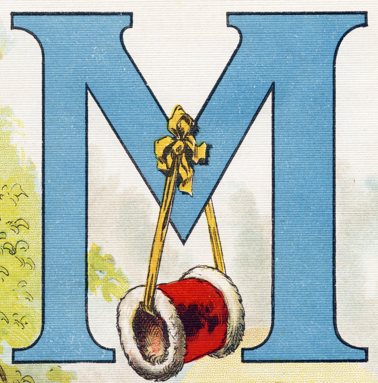 Lettera M: La manica. Incisione in "ABC L