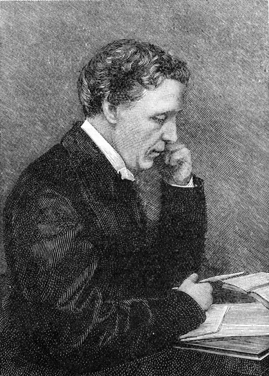 Lewis Carroll, ritratto da Unbekannter Künstler