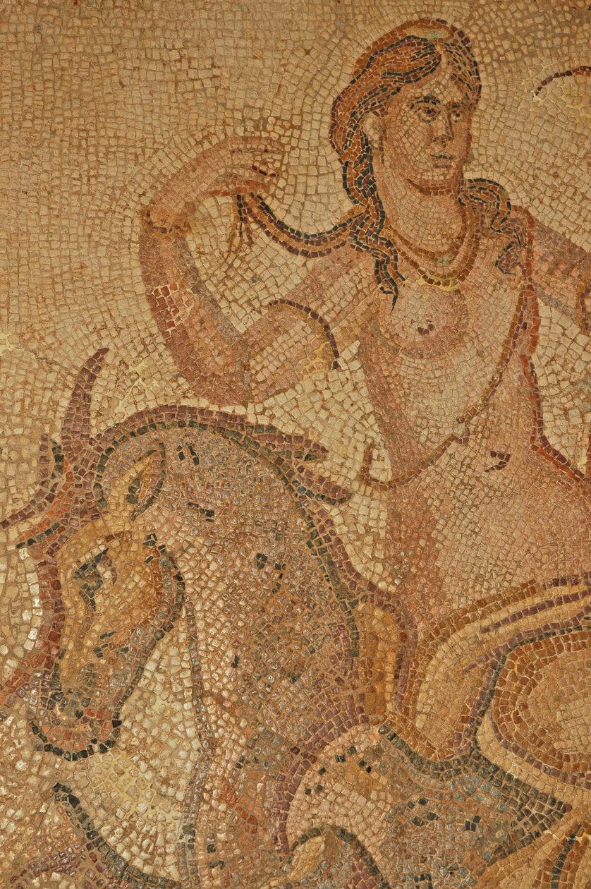 Libia, mosaico romano di Ninfa e Satiro dalla Villa di Jason Magnus da Unbekannt