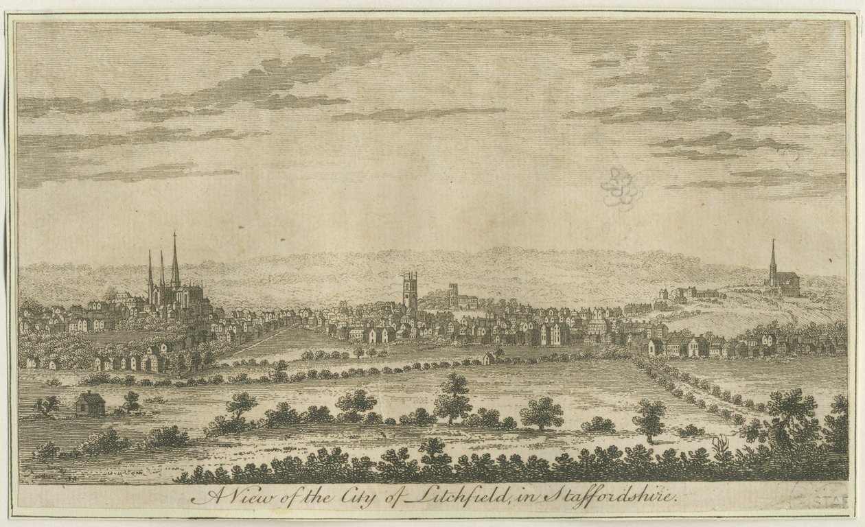 Lichfield - Vista Sud Ovest da Unbekannt