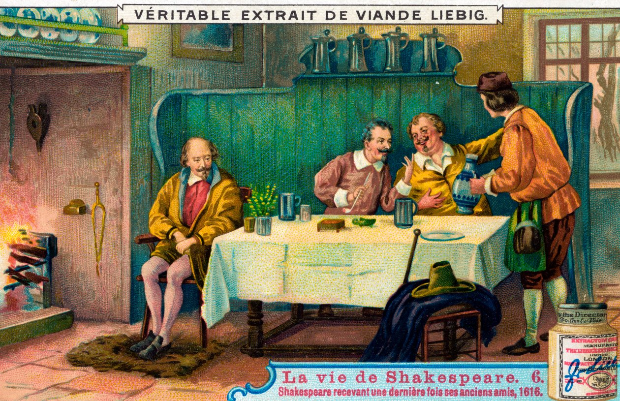 Vita di William Shakespeare da Unbekannter Künstler