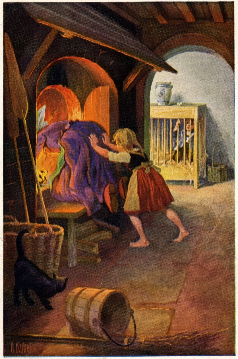 Letteratura. Fiaba. Hansel e Gretel e la strega da Unbekannter Künstler